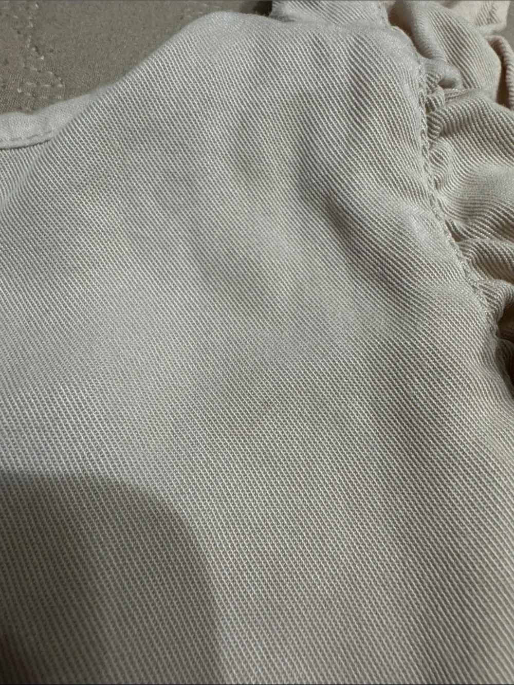 Zara Two-Tone Ruffle Strap Romper - White & Brown 4-5 years